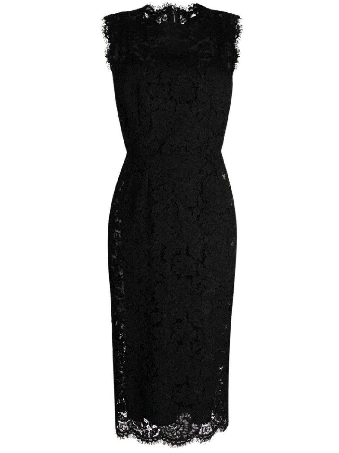 

Dolce & Gabbana платье с кружевом, черный