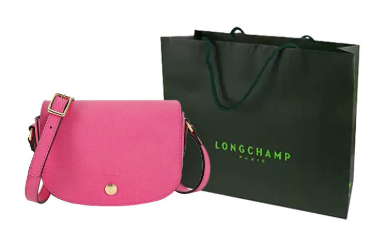 

LONGCHAMP Кожаная сумка через плечо мини женская розовая