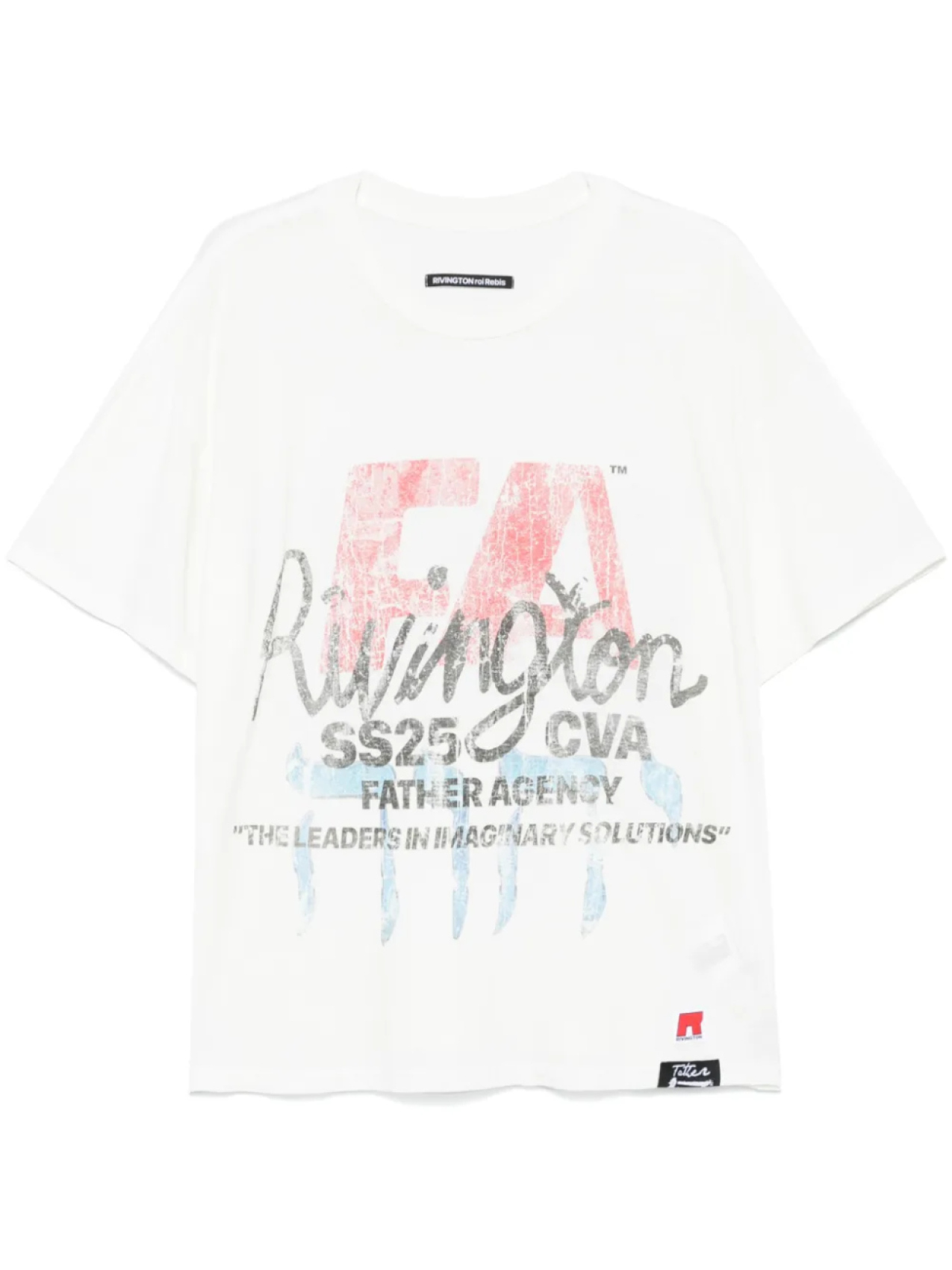 

Футболка RRR123 Leaders Burnout, белый