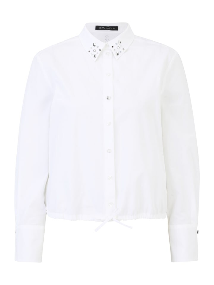 

Блуза Betty Barclay Hemdbluse mit Kragen, белый