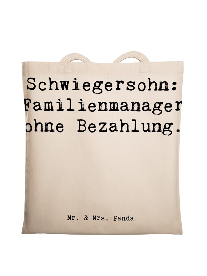 

Сумка для переноски Mr & Mrs Panda Schwiegersohn Manager, кремовый, Бежевый, Сумка для переноски Mr & Mrs Panda Schwiegersohn Manager, кремовый