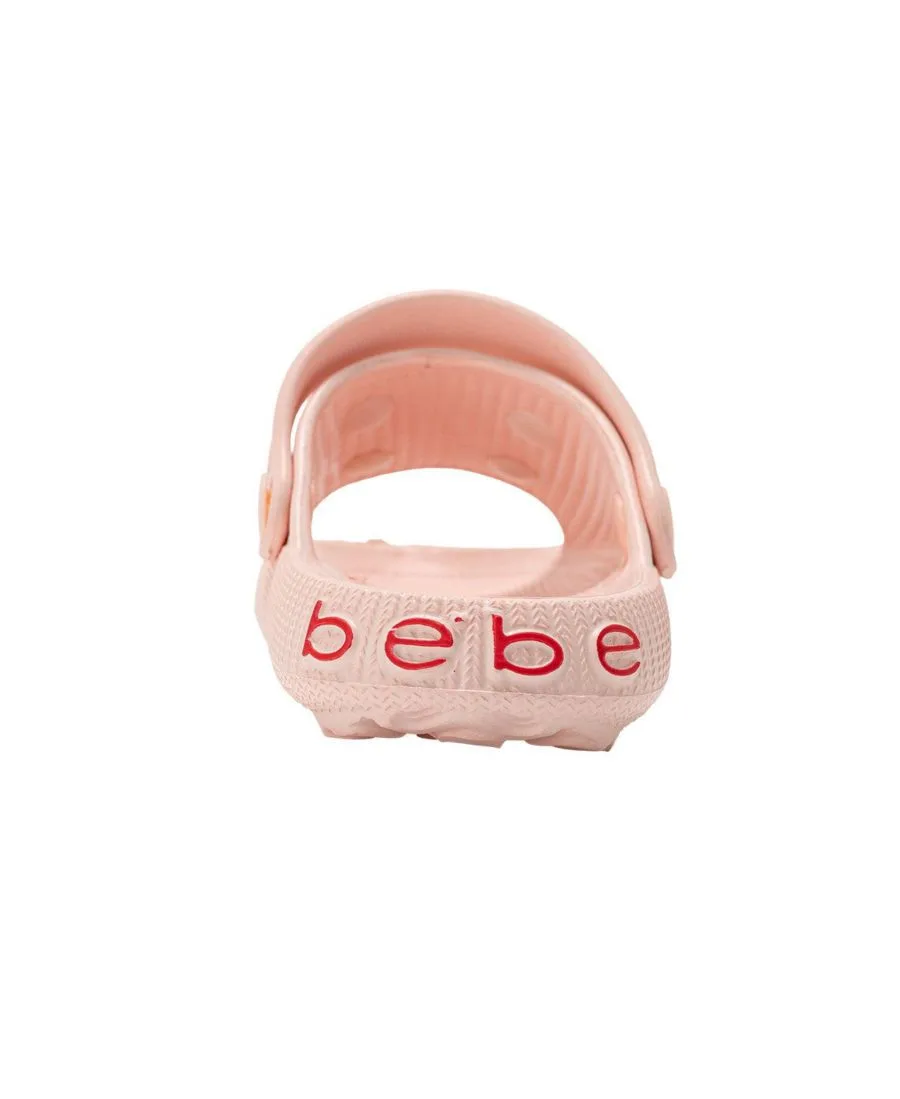 Легкие шлепанцы из ЭВА для девочек с подвесками Bebe, Blush — фото 2