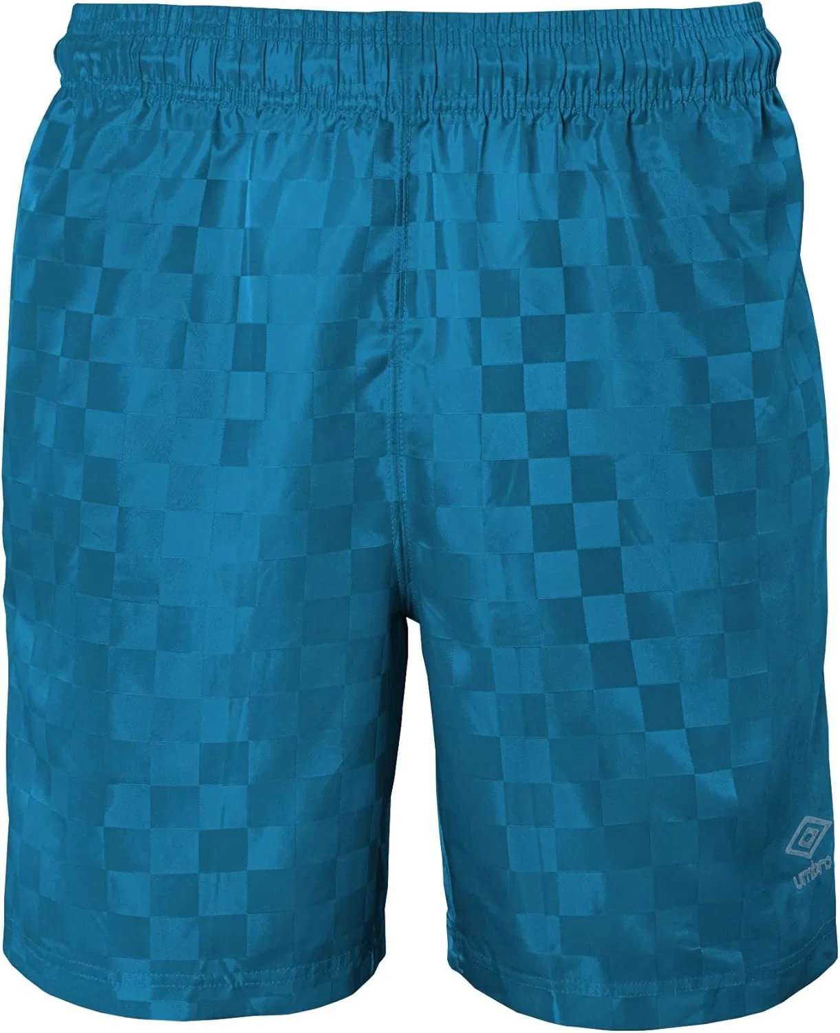 Детские шорты Umbro с клетчатым рисунком, Blue Jewel/Stargazer