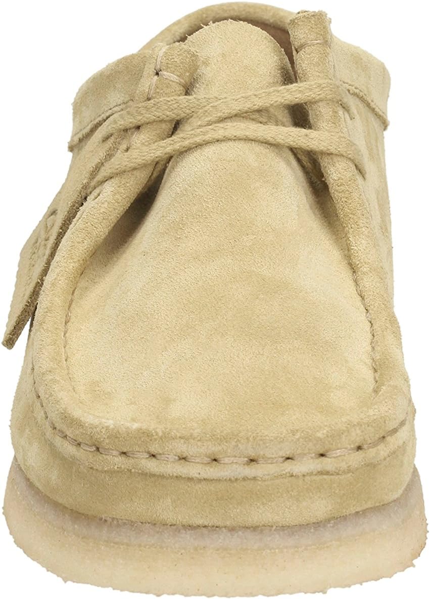 Мужские кроссовки Clarks Originals Wallabee из кленовой замши (бежевый) — фото 4