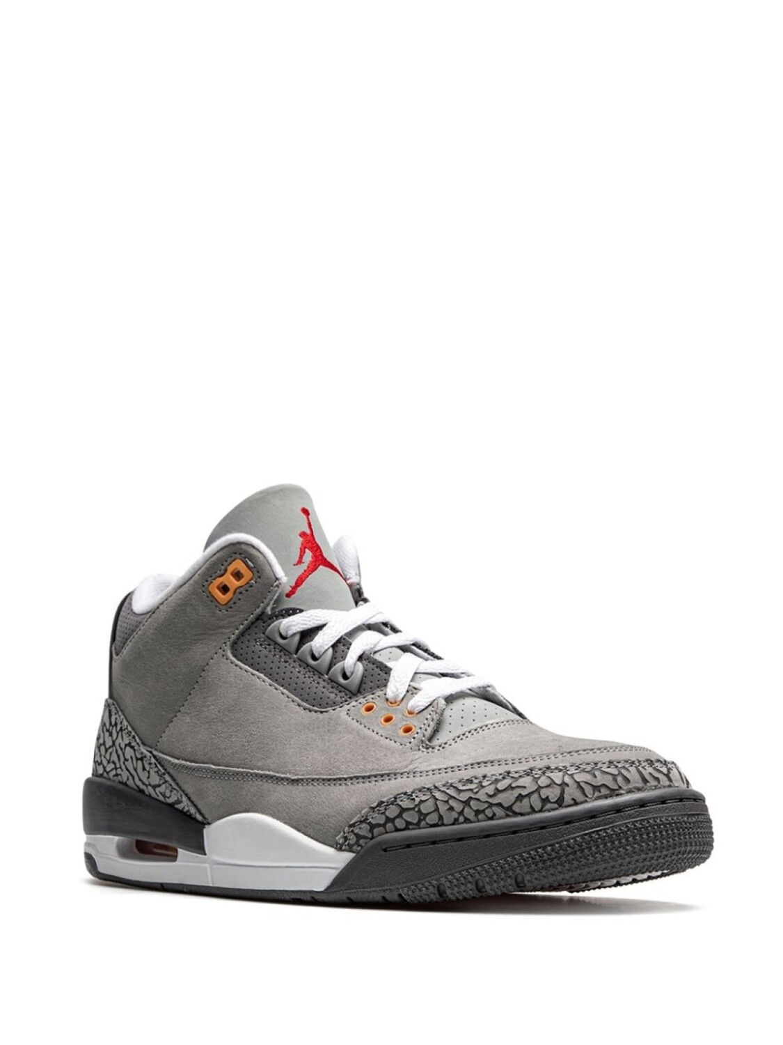 Кроссовки Jordan Air Jordan 3 Retro, серый/черный — фото 2