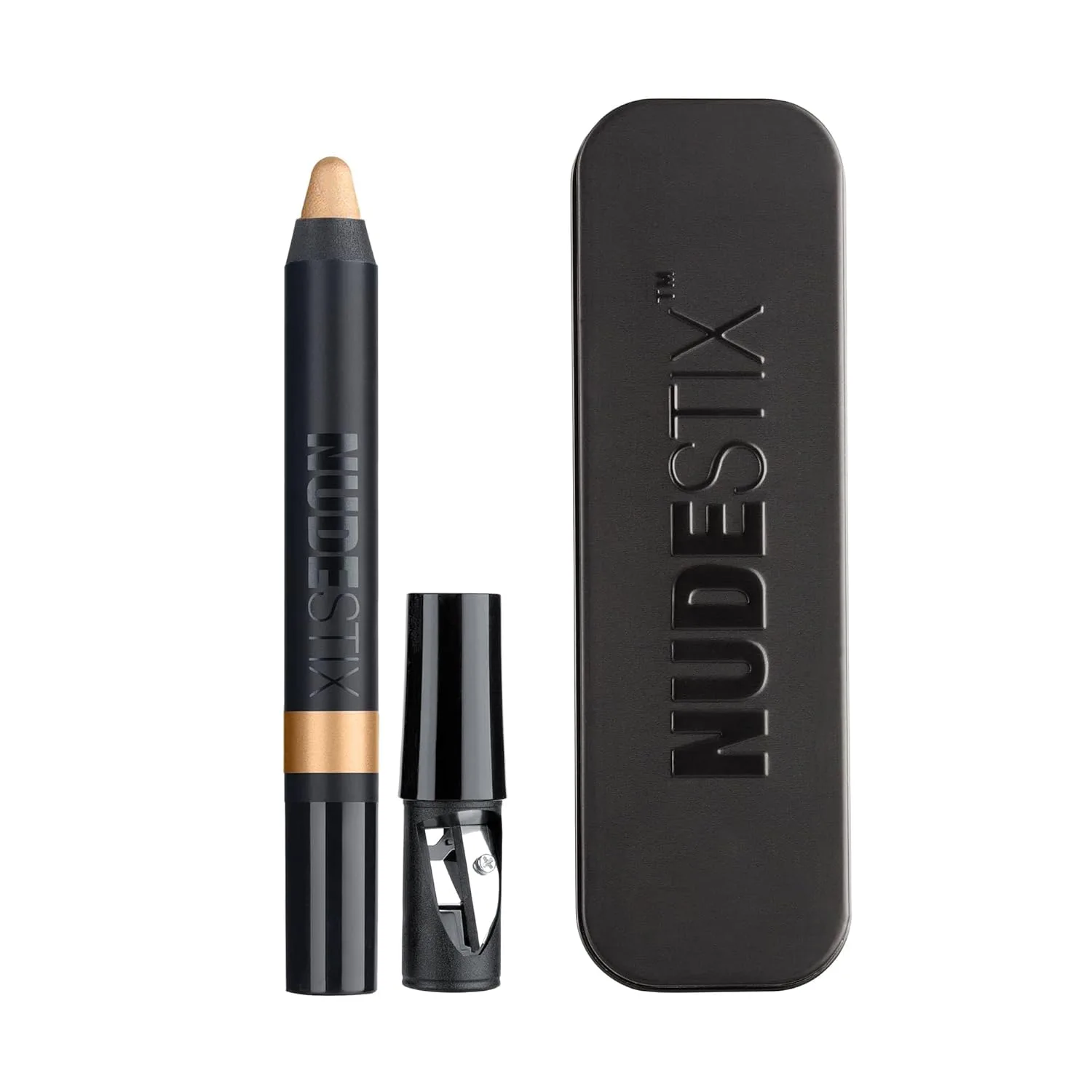 Nudestix Magnetic Luminous Eye Color - кремовые тени-карандаш 4-в-1, подводка для глаз, праймер и хайлайтер | Стойкий, водостойкий сатиновый финиш | Веганский продукт, не тестируется на животных, dew wap