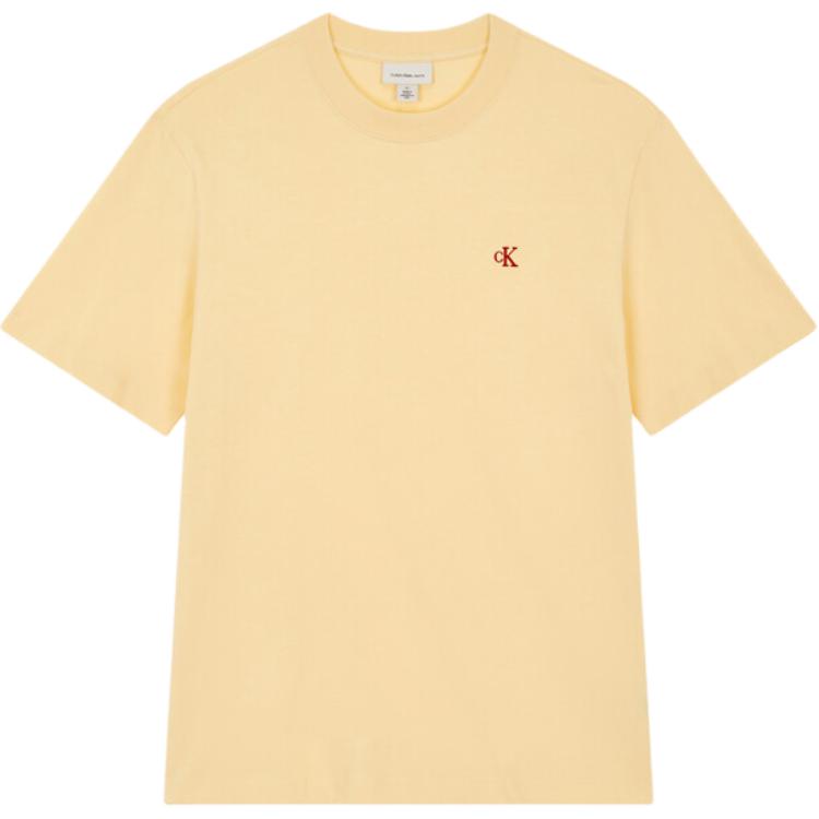 

Calvin Klein Футболка мужская желтая, Желтый, Calvin Klein Футболка мужская желтая