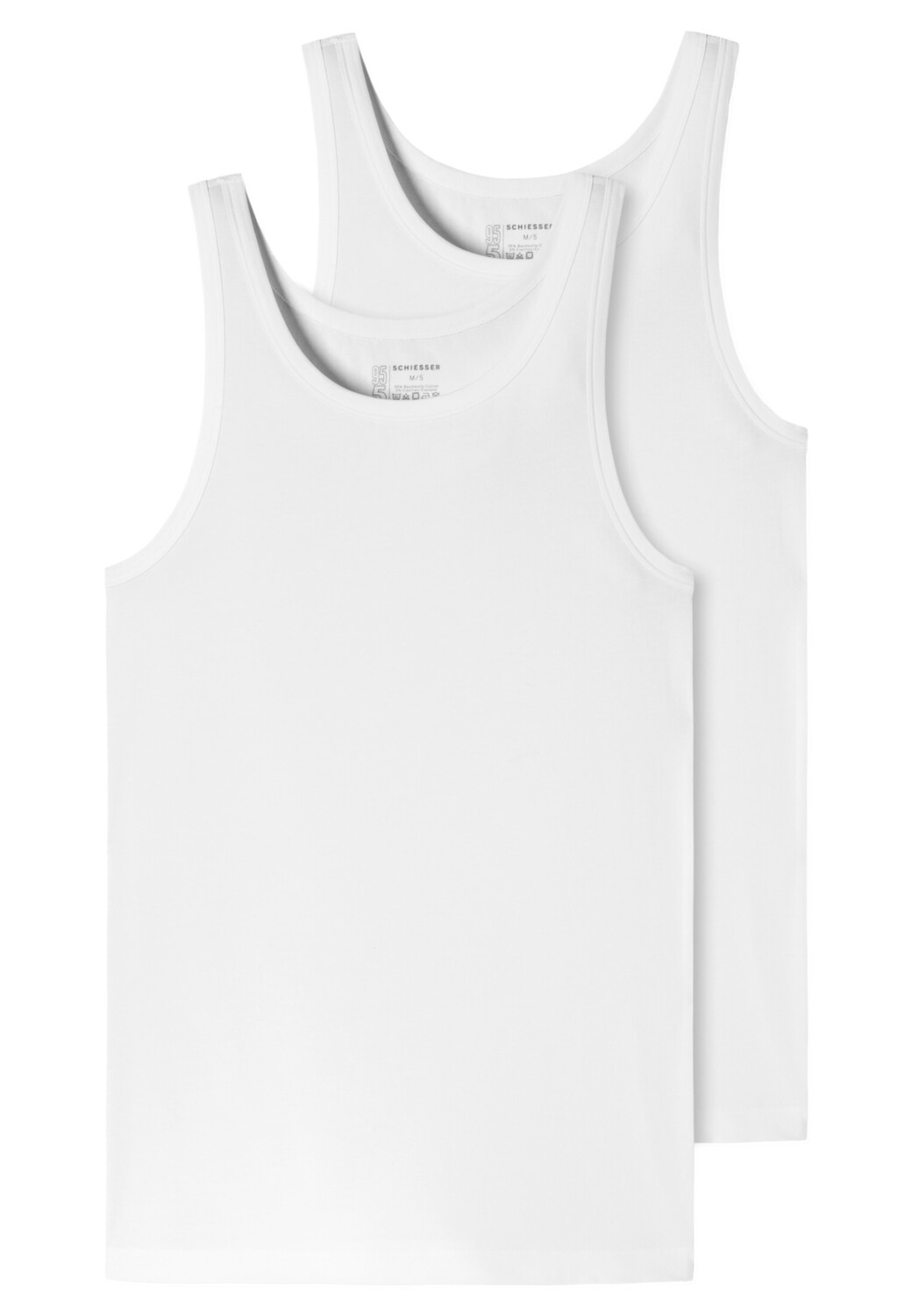 

Майка Schiesser/Tanktop 95/5 Organic Cotton, белый
