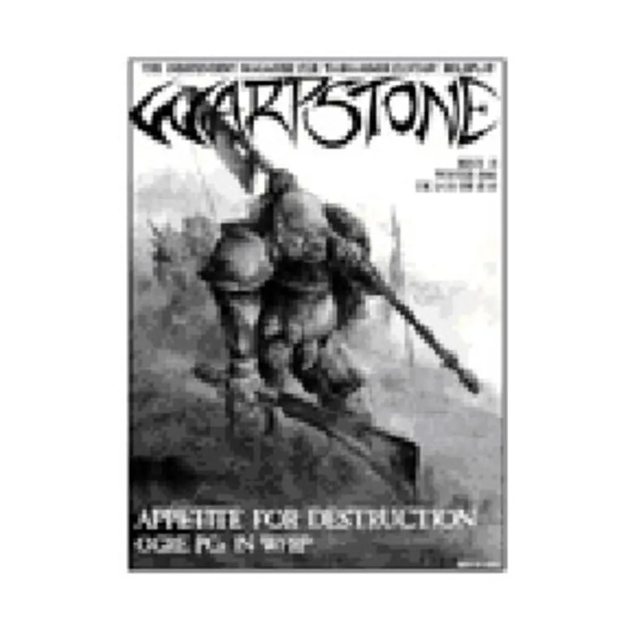 

Журнал #21 "Appetite for Destruction - Ogre PC's in WFRP", Warhammer Fantasy Roleplay - Warpstone Magazine (Independent)