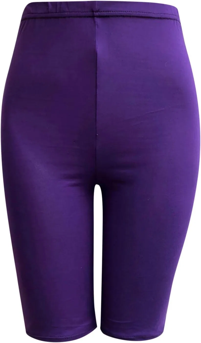 Капри для йоги женские с завышенной талией, утягивающие, Generic, Purple — фото 4