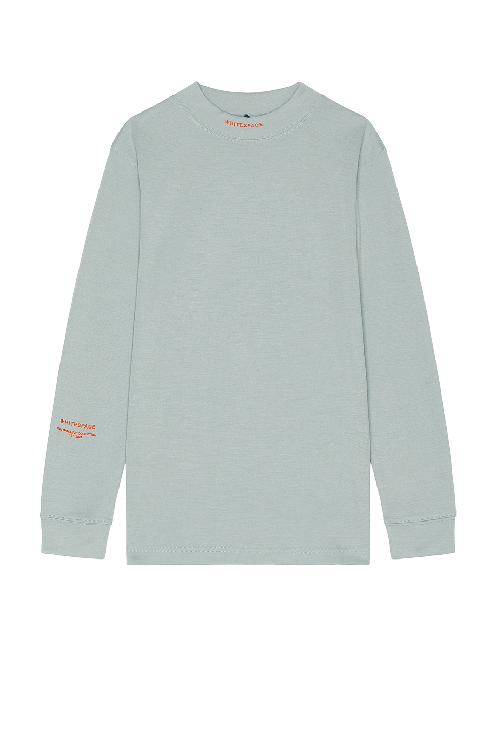 

Топ Merino Baselayer Mockneck Tee Whitespace, Blue Slate