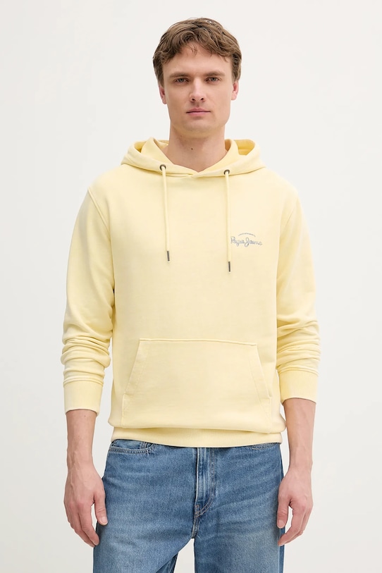 

Хлопковая толстовка Pepe Jeans, желтый