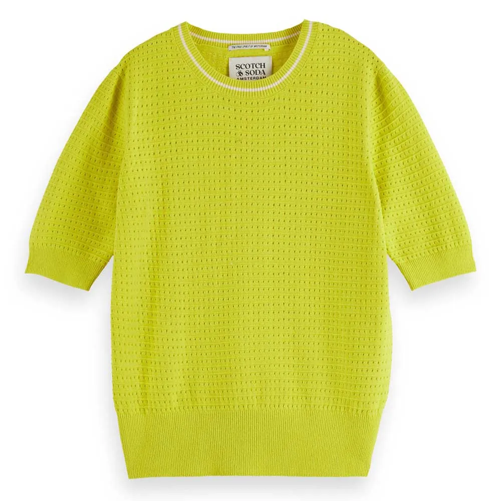 

Свитер Scotch & Soda U9A00668T short sleeve, желтый