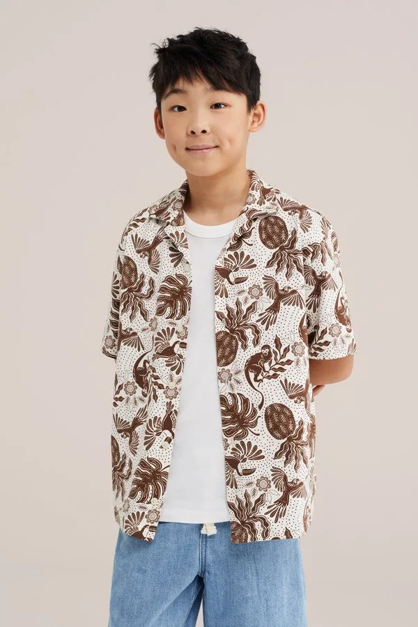 Рубашка We Fashion, Brown — фото 2