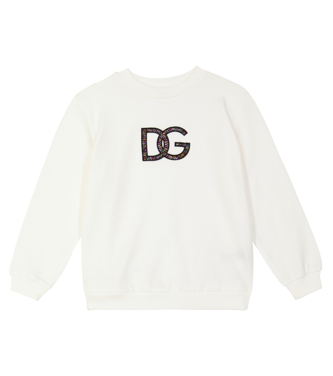

Толстовка из хлопка с логотипом Dolce&Gabbana, белый