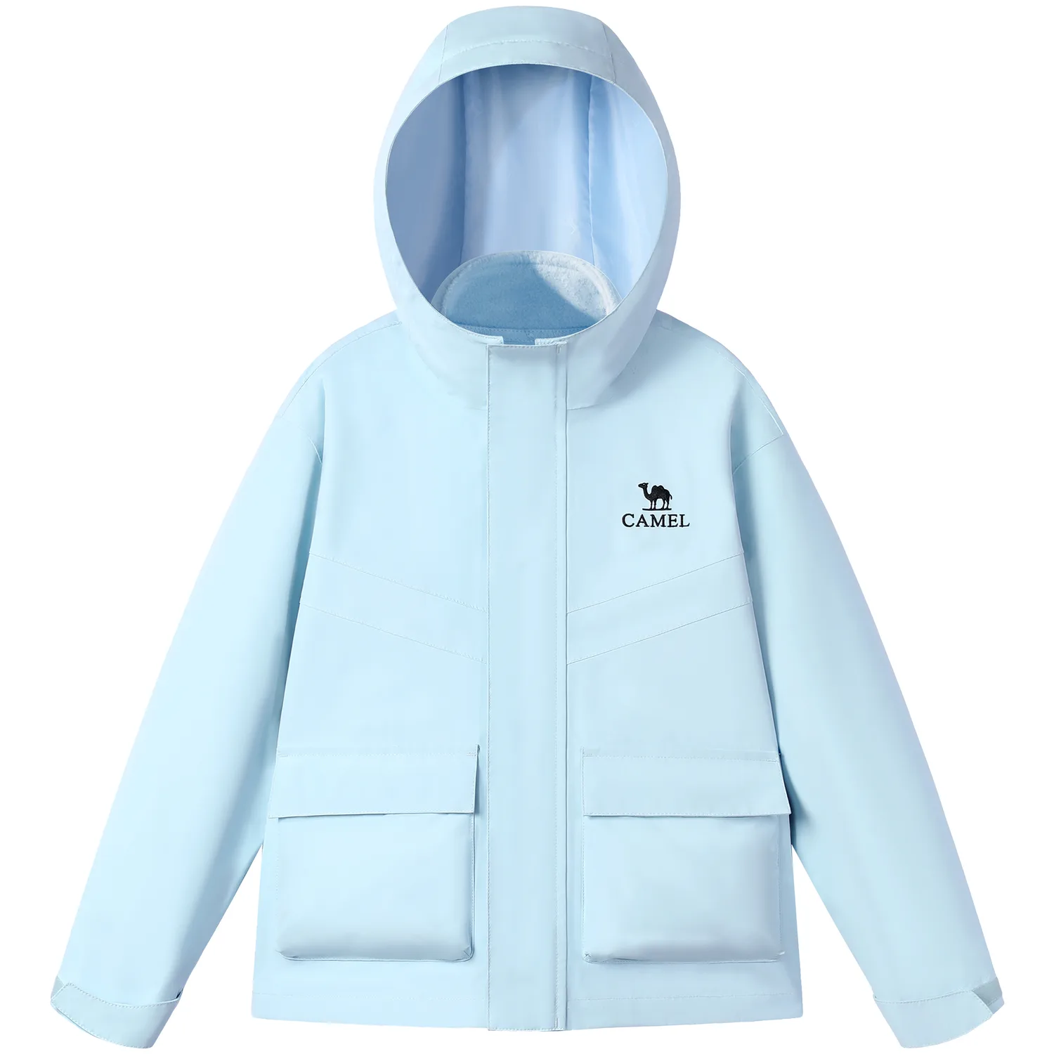 Детская ветровка CAMEL, Space Gray/Swallowtail Blue/Light Apricot White — фото 3