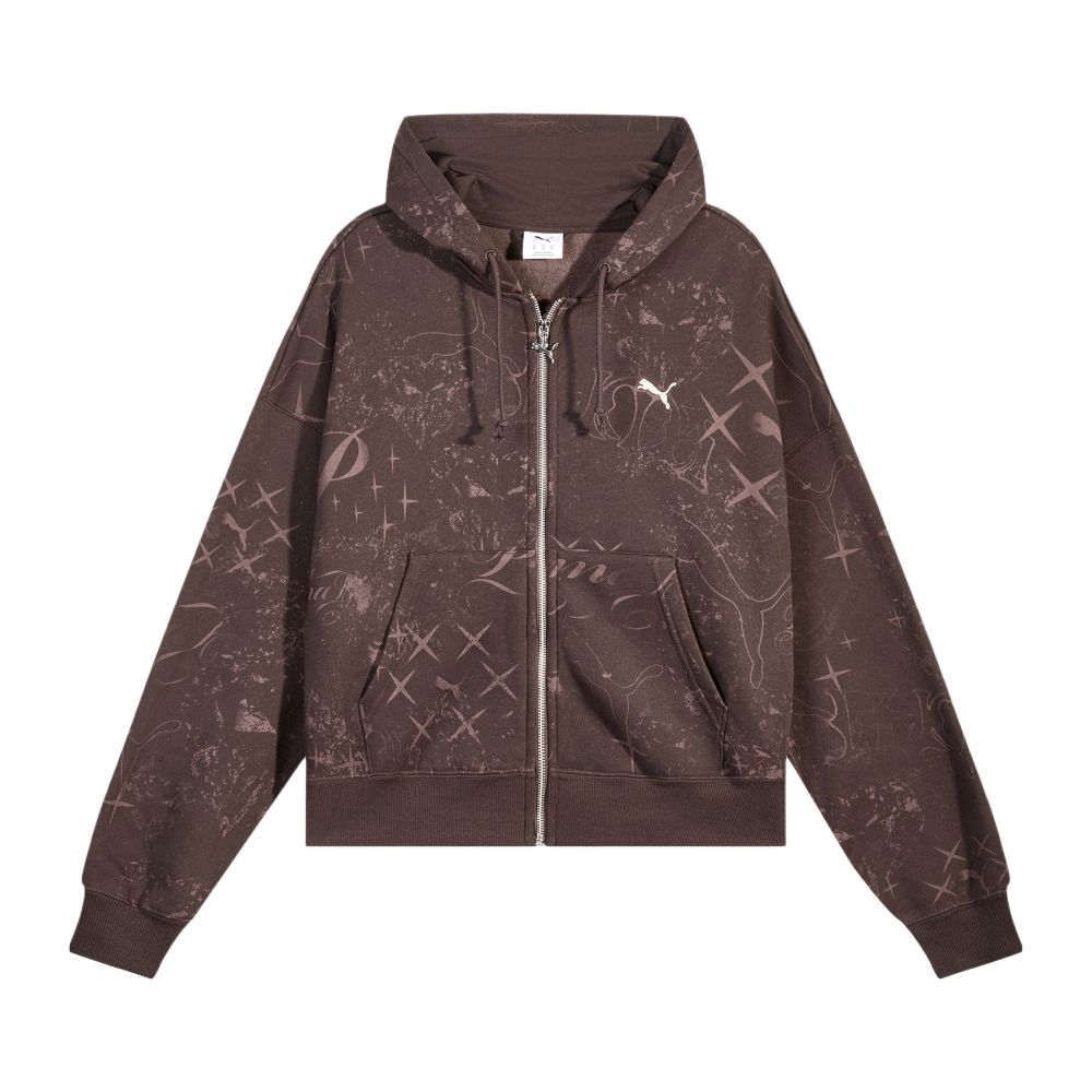 

Glam FW25 STREET AOP Куртка женская PUMA, chocolate коричневый