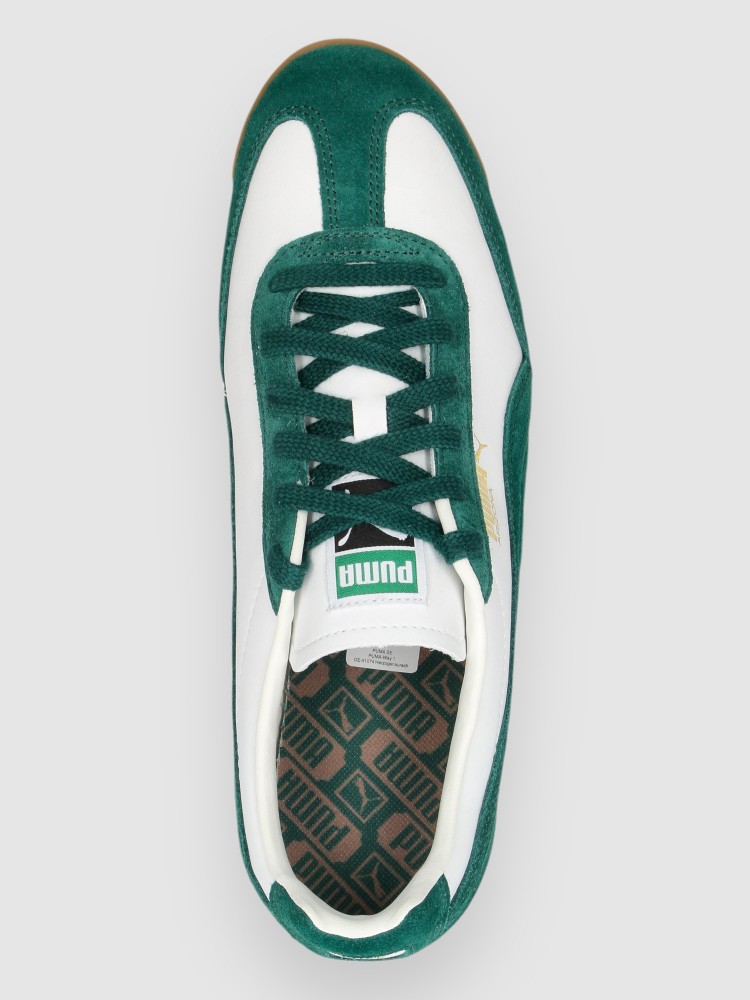 Кроссовки Puma Arizona Retro Sneakers, white/dark myrtle — фото 4