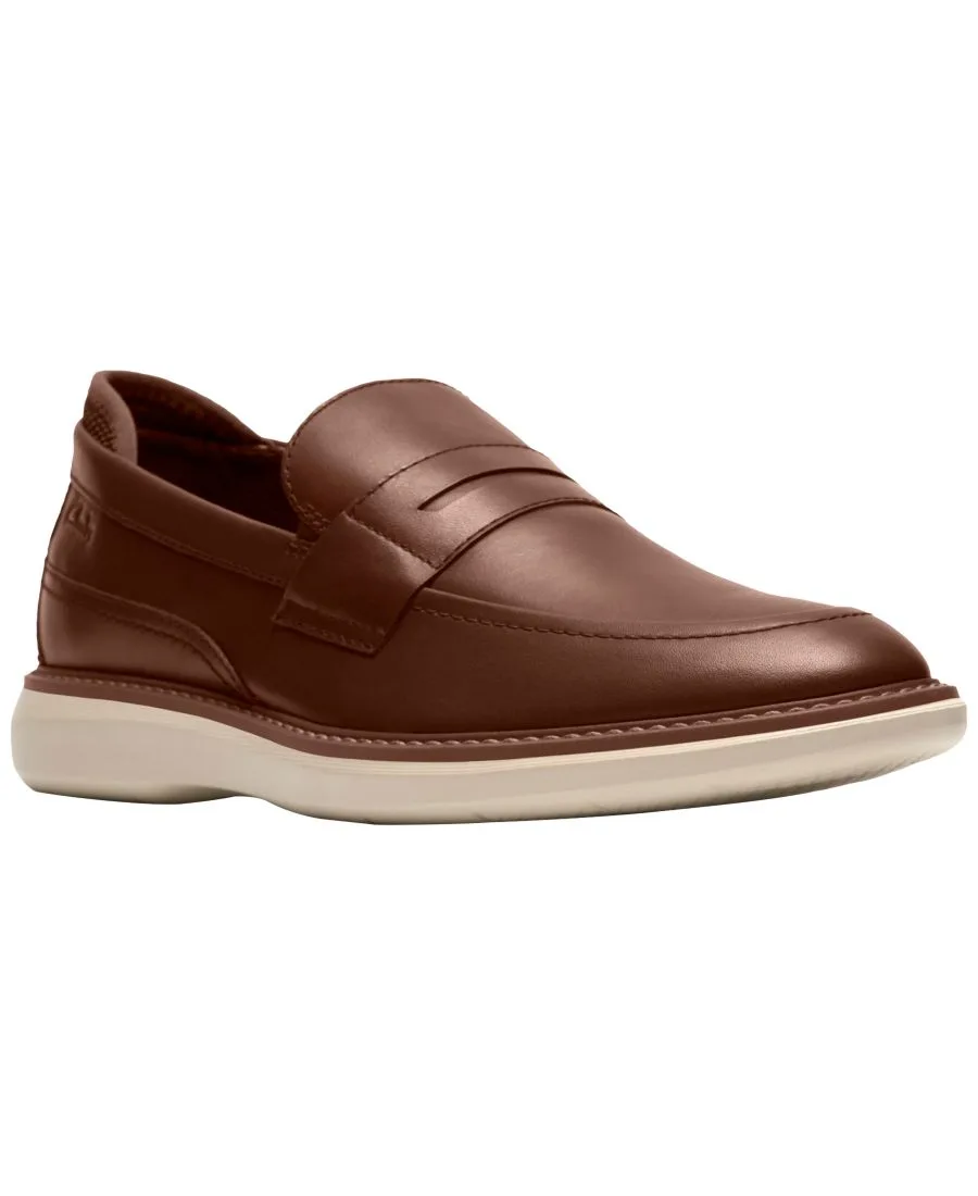Мужские лоферы без шнурков Clarks, Tan