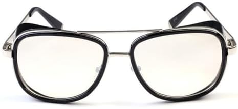 

Солнцезащитные очки в стиле стимпанк 2026 года для мужчин и женщин, винтажные красные солнцезащитные очки в стиле панк с защитой от УФ-излучения UV400 MTZJH, Silver Mirror