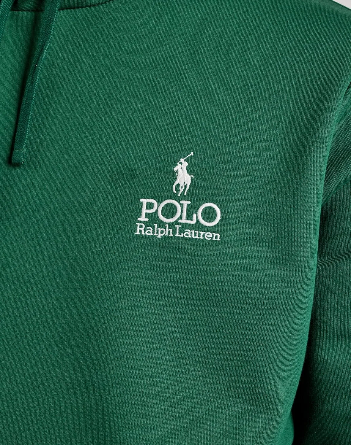 Винтажная толстовка с капюшоном POLO RALPH LAUREN с вышитым логотипом Polo Pony, зеленый — фото 4