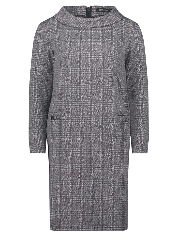 

Платье-свитшот с воротником серо-бежевого цвета Betty Barclay