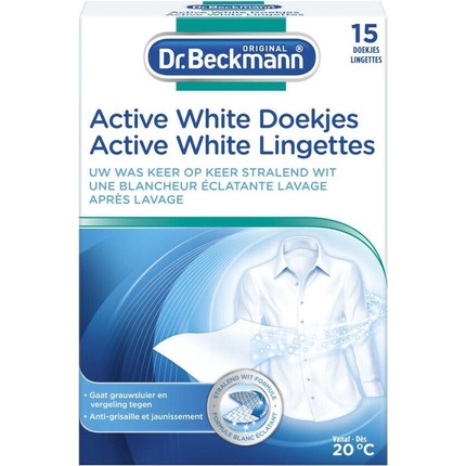 

Активные белые листы 15 шт Dr. Beckmann