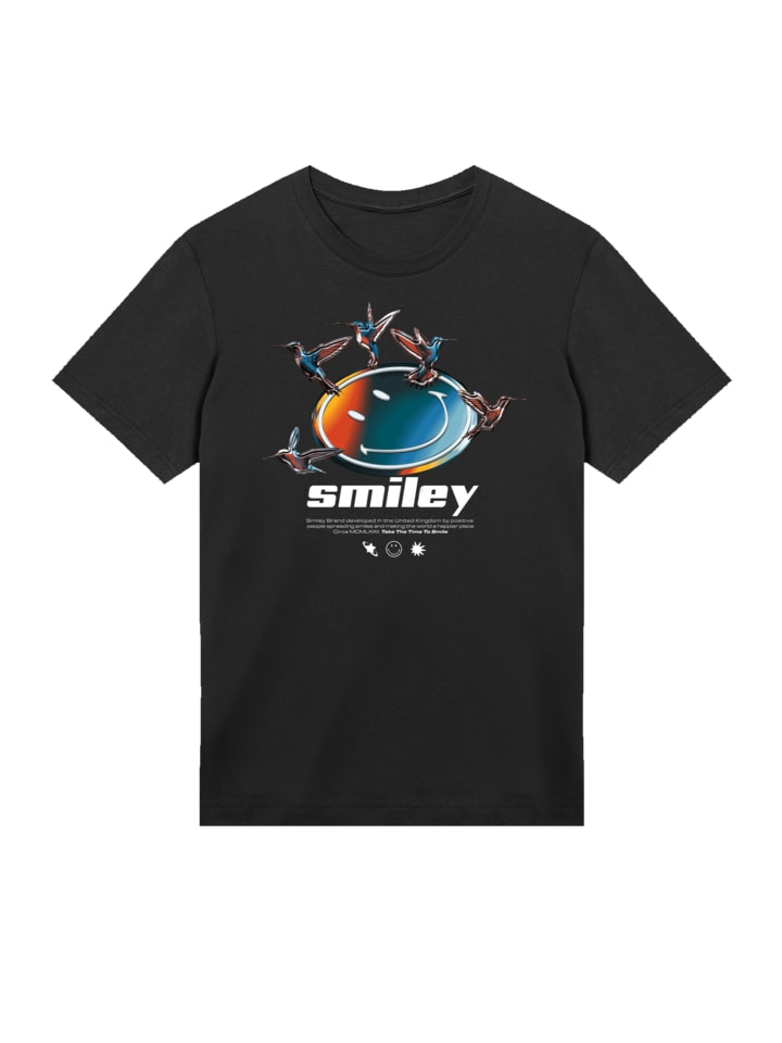 

Футболка Smiley Originals Take The Time To Smile черного цвета F4NT4STIC, Черный, Футболка Smiley Originals Take The Time To Smile черного цвета F4NT4STIC