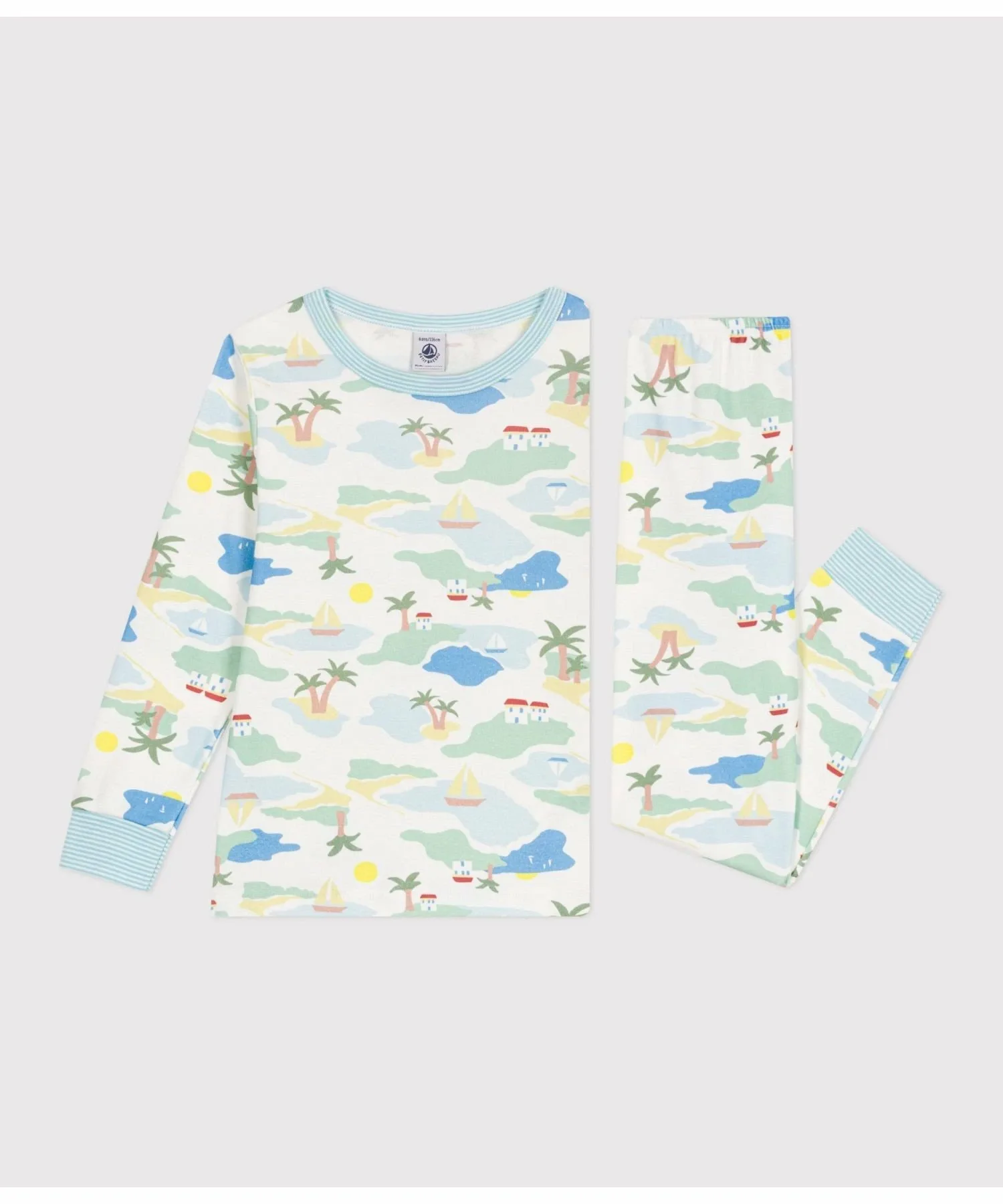 Пижама PETIT BATEAU, Off-white/multicolor — фото 2
