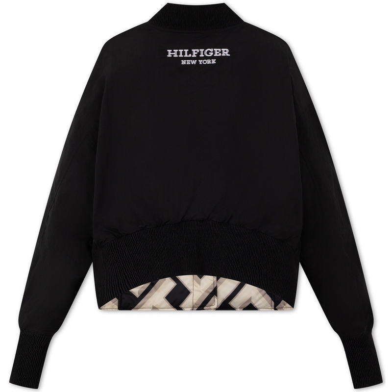 Tommy Hilfiger Женская куртка черная с белым, Black/Black White BDS — фото 4