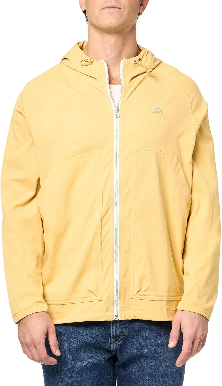 Куртка Adidas Golf мужская Go-To Utility DWR на молнии, Oat
