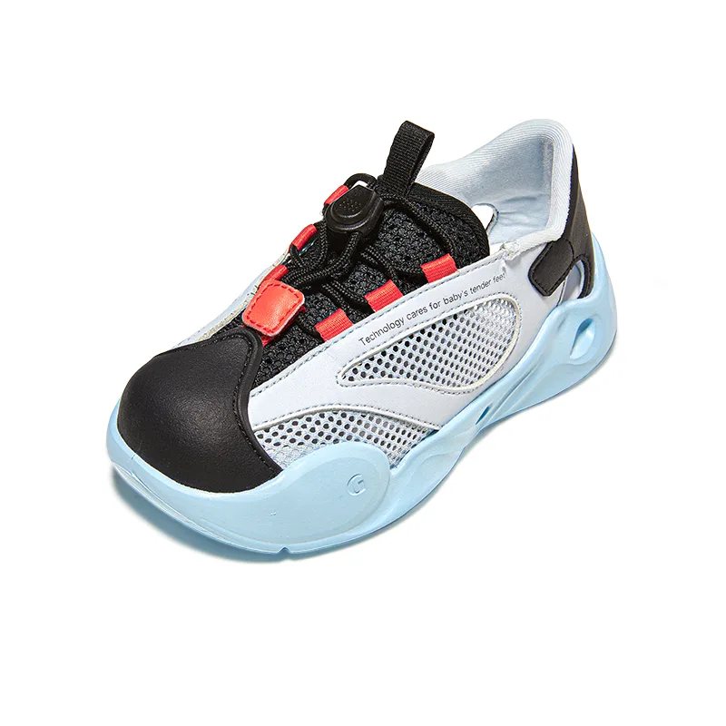 Детские кроссовки из искусственной кожи и текстиля GINOBLE, Phantom Blue/Black