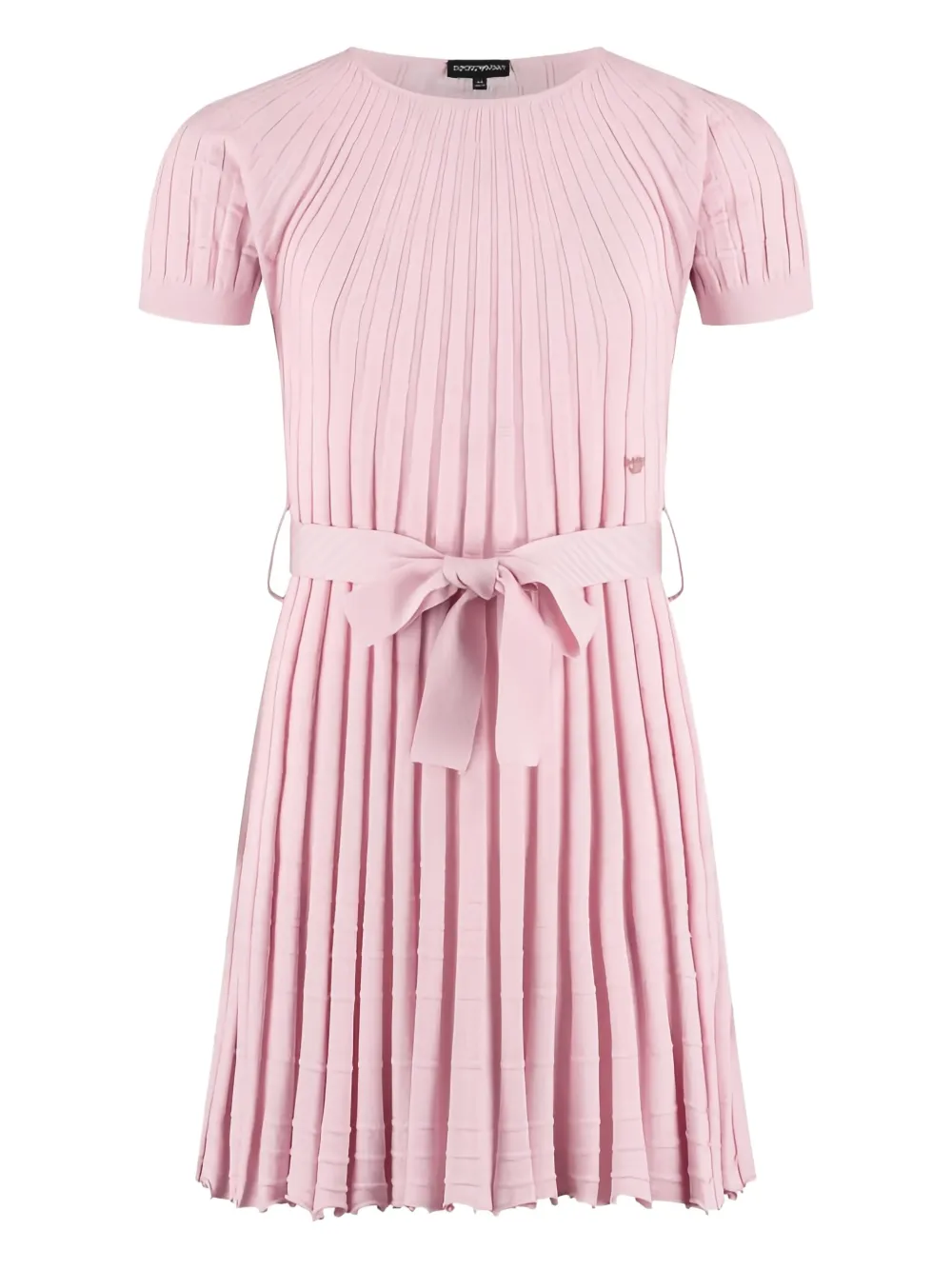 

Платье с поясом Emporio Armani Kids, розовый