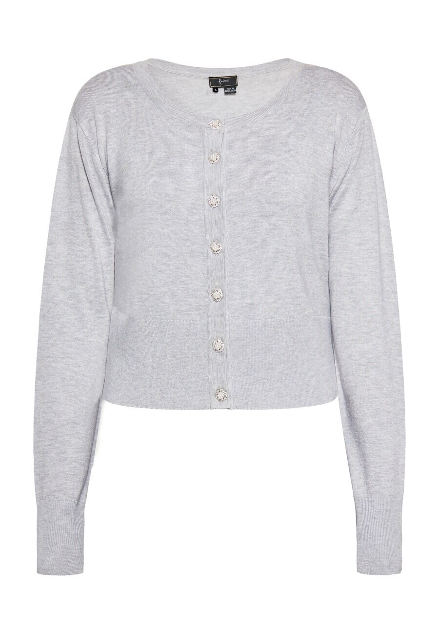 

Кардиган faina Knit Cardigan, серый