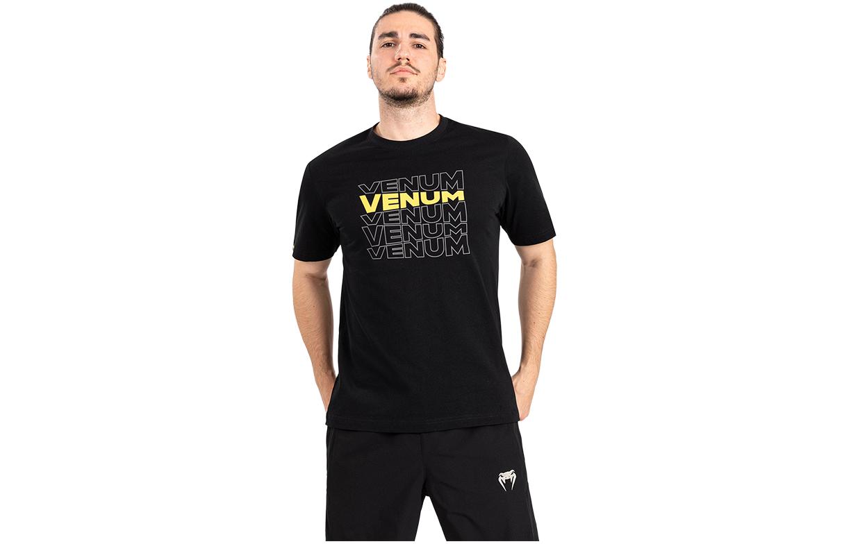 

VENUM Футболка Vertigo мужская черная/желтая