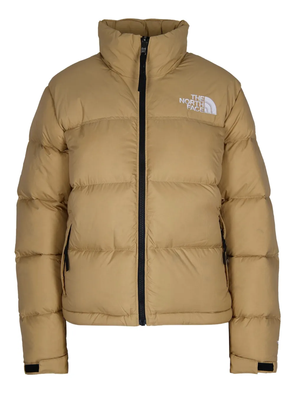 

Стеганая куртка с вышитым логотипом The North Face, нейтральный