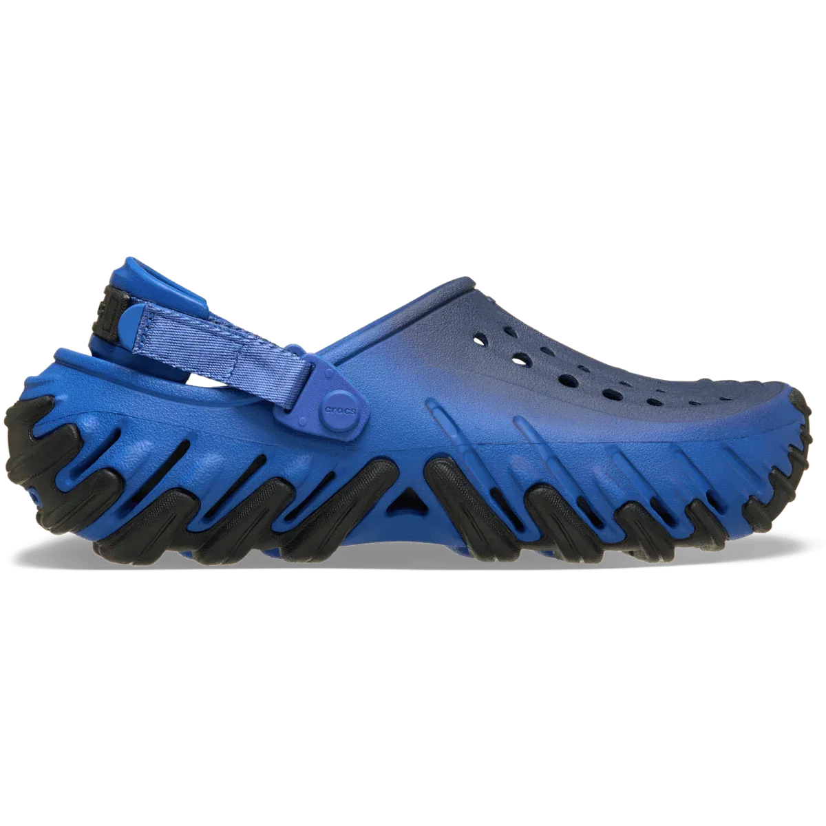 Echo RO Clog Fade Crocs, Blue Bolt