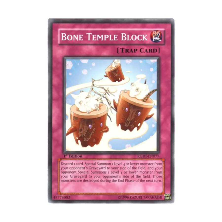 

CCG Блок костяного храма (обычный), Yu-Gi-Oh - Raging Battles - Singles
