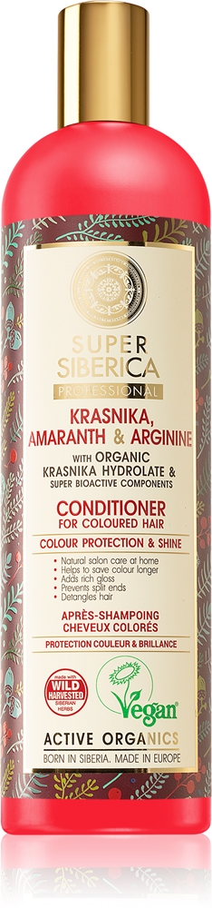 

Питательный бальзам «Красника, амарант и аргинин» для окрашенных волос Natura Siberica, 400 мл