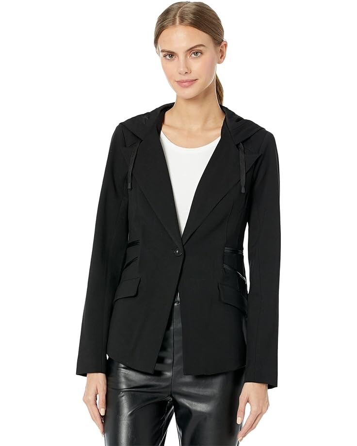 

Блейзер Blanc Noir Gayatri Hooded, черный