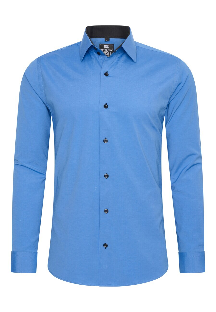 

Повседневная рубашка Rusty Neal Regular fit Button Up Shirt, синий