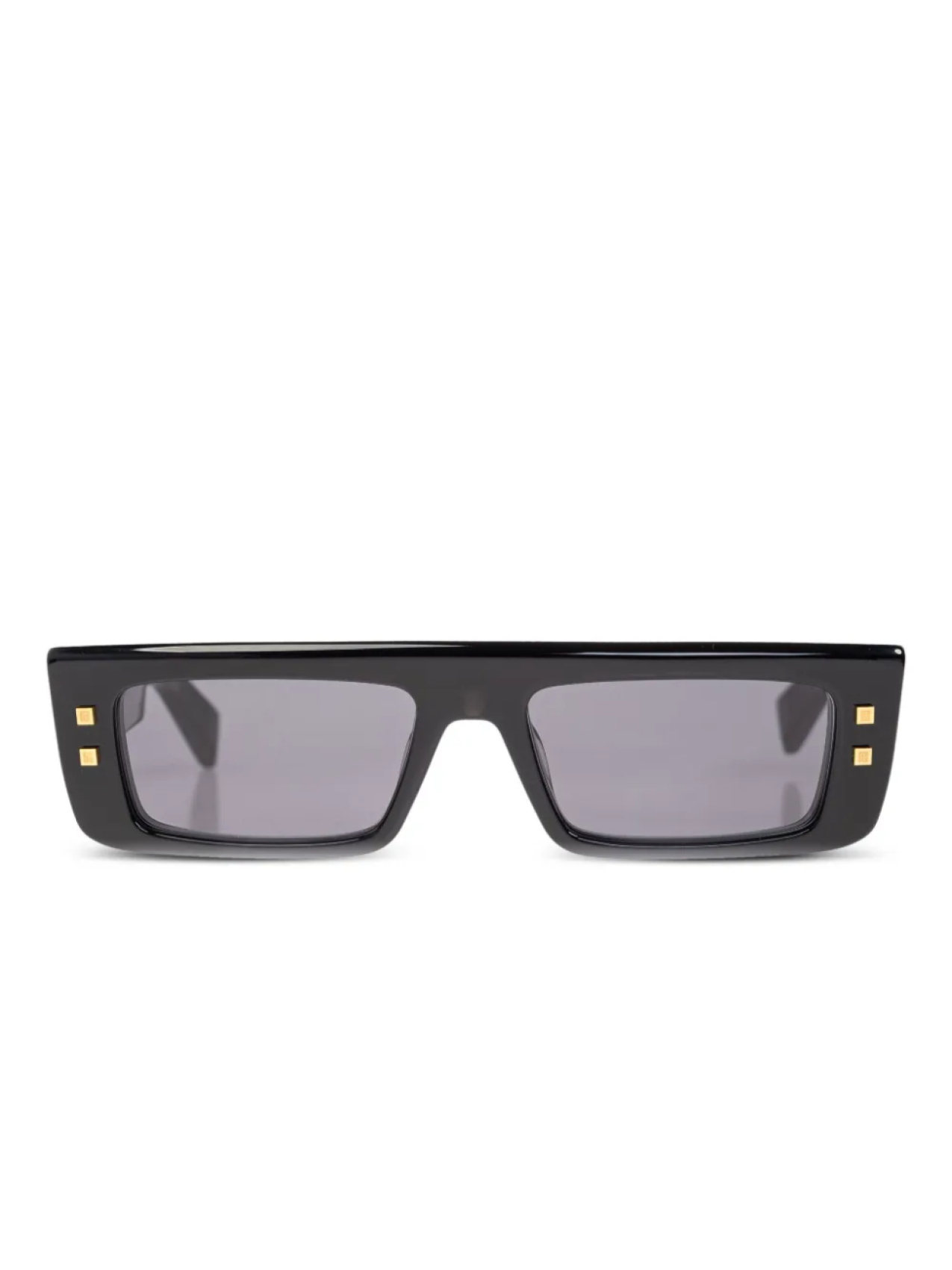 

Солнцезащитные очки в прямоугольной оправе Balmain Eyewear, черный