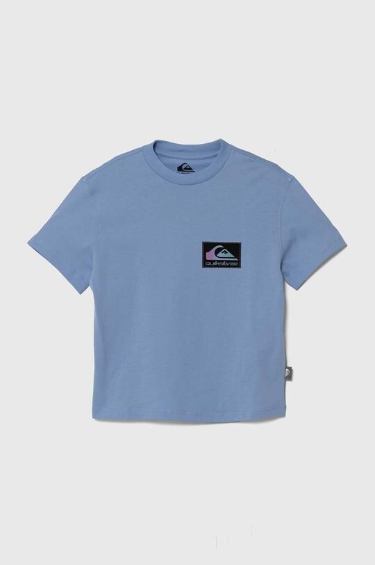 

Детская хлопковая футболка Backflashssyth Quiksilver, синий