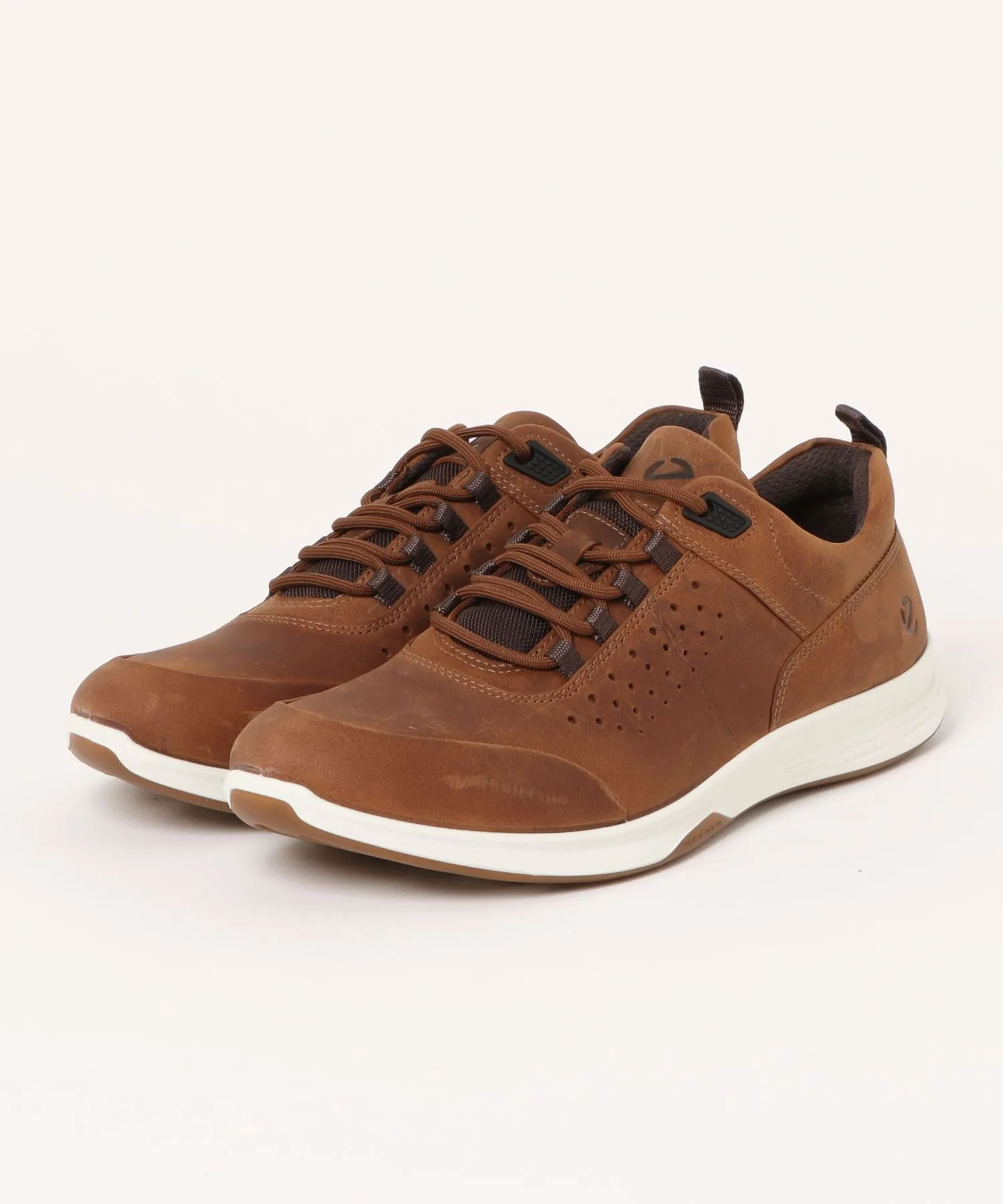 Мужские кроссовки из масляной замши ECCO EXCEED camel