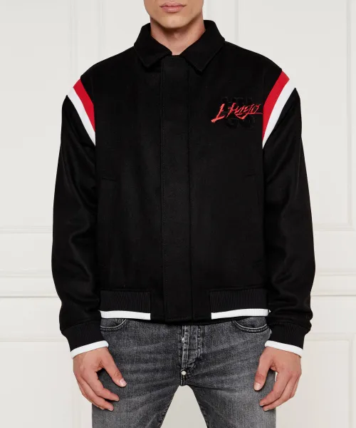 

Шерстяная куртка Беннета Hugo, черный