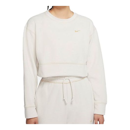 

Худи (WMNS) Nike Therma Icon Clash Short Long Sleeves Training Pullover Gold Color Hoodie