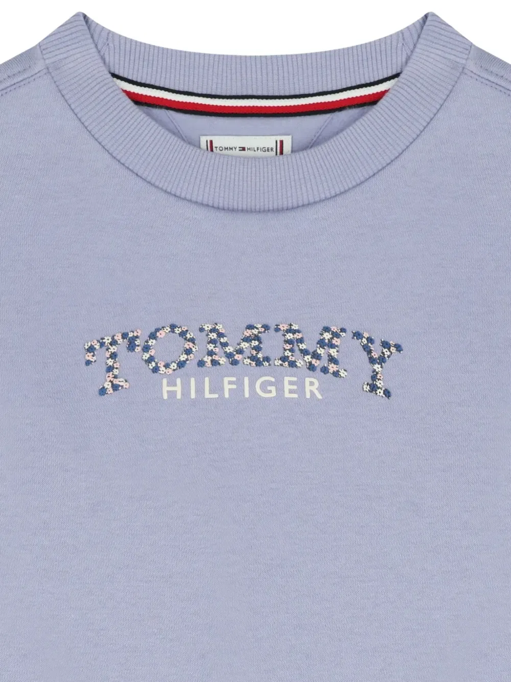 Платье с логотипом Tommy Hilfiger Junior, фиолетовый — фото 3