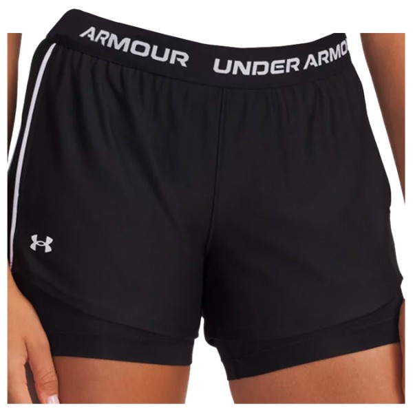 

Женские шорты 2 в 1 в стиле tech play up Under Armour, черный