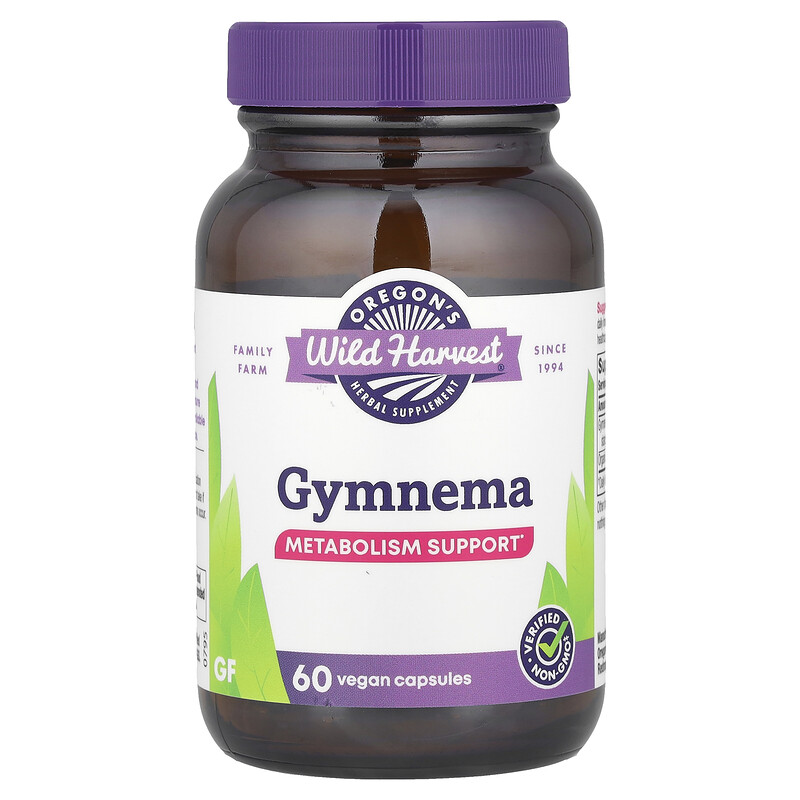 

Oregon's Wild Harvest, Gymnema`` 60 веганских капсул