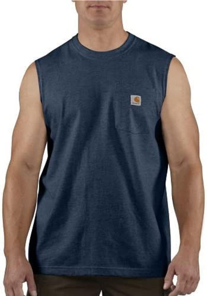 

Carhartt мужская футболка с карманом, свободный крой, плотная ткань, без рукавов, Navy, Синий, Carhartt мужская футболка с карманом, свободный крой, плотная ткань, без рукавов, Navy